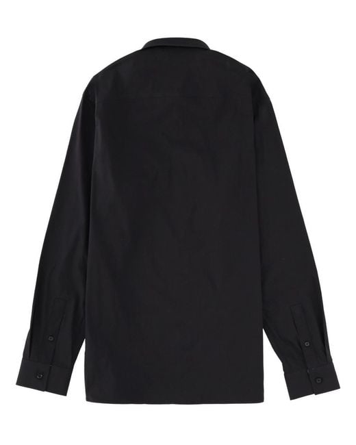 Burberry Black Cotton Shirt for men