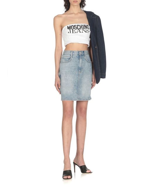 Moschino Jeans Blue Skirts