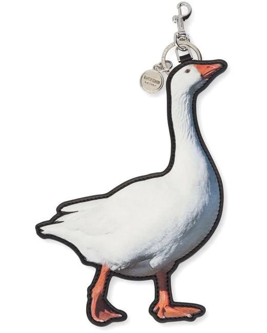 Moschino White Keyrings