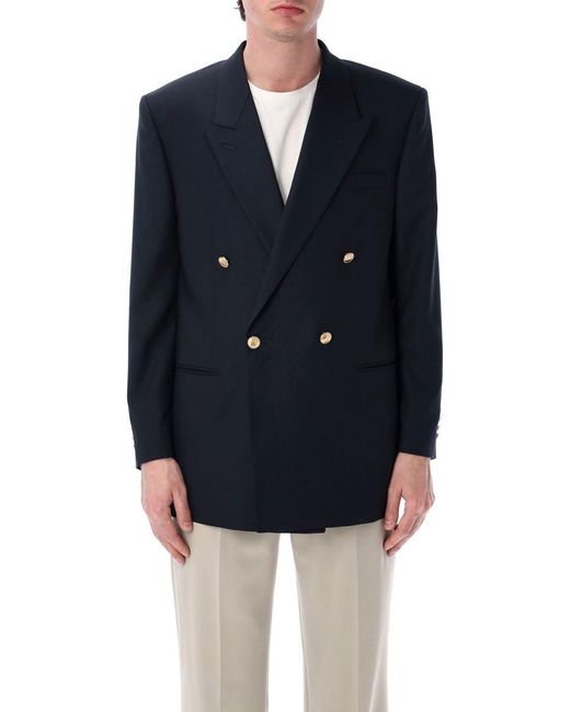 sunflower Blue 90's Double Breasted Club Blazer for men