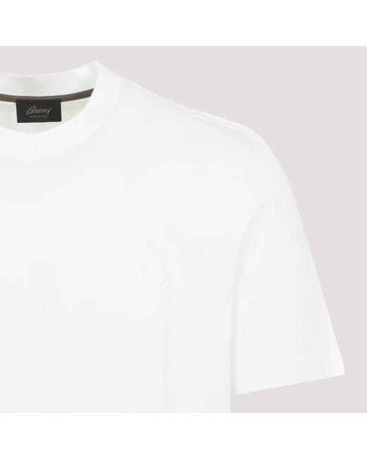 Brioni White Tshirt for men