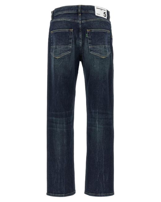 Department 5 Blue 'bowl' Jeans for men