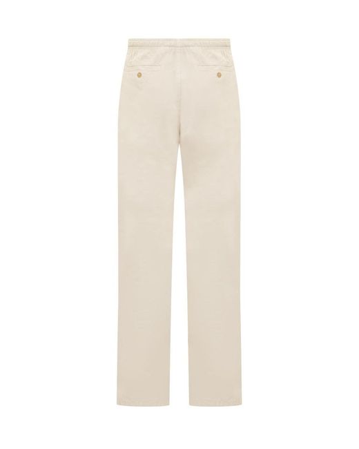 Palm Angels White Travel Pants for men