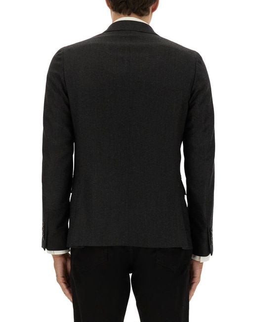 Paul Smith Black Wool Jacket for men