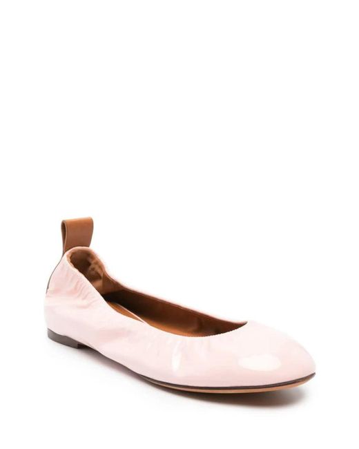 Lanvin Pink Flat Shoes