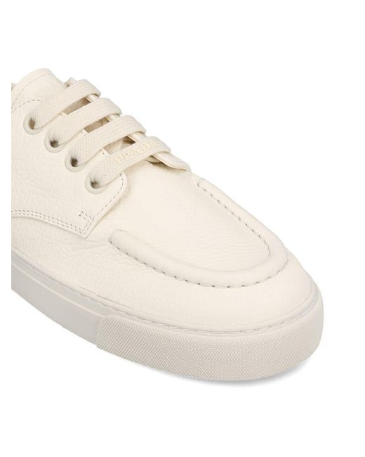 Prada White Low Shoes for men