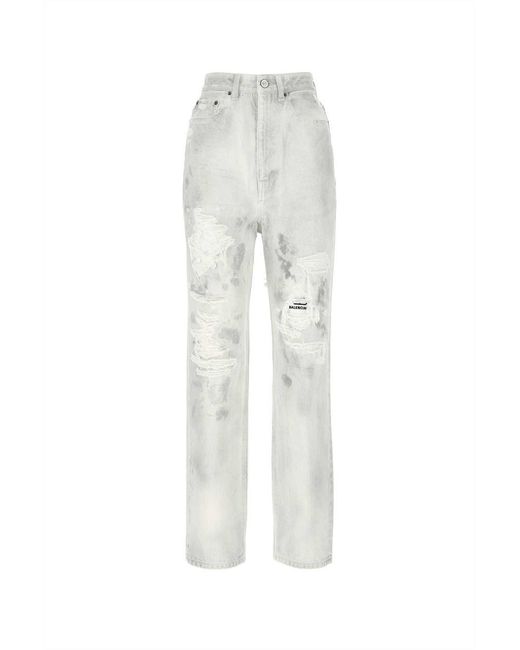 Balenciaga White Jeans