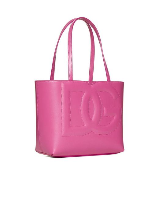 Dolce & Gabbana Pink Shopping Bags