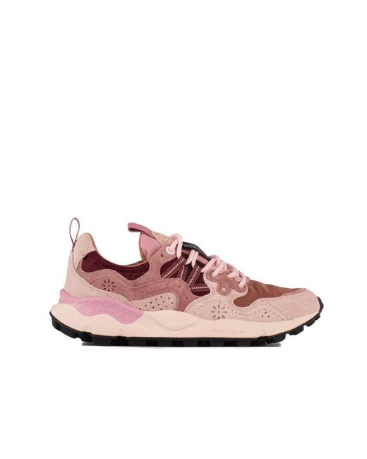 Flower Mountain Pink Yamano 3 Sneakers