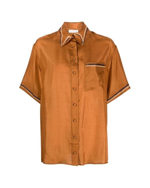 Zimmermann Brown Shirts