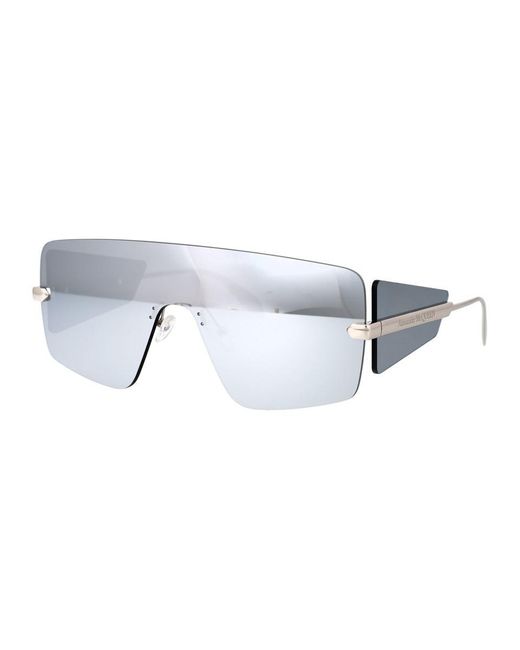 Alexander McQueen Gray Sunglasses for men