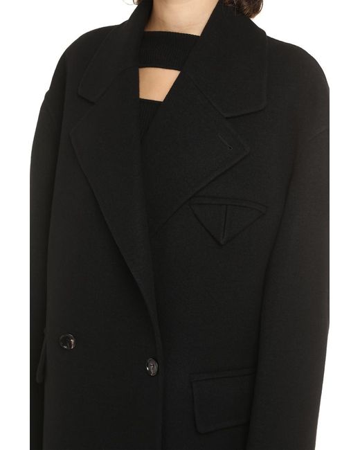 Bottega Veneta Black Cashmere Coat