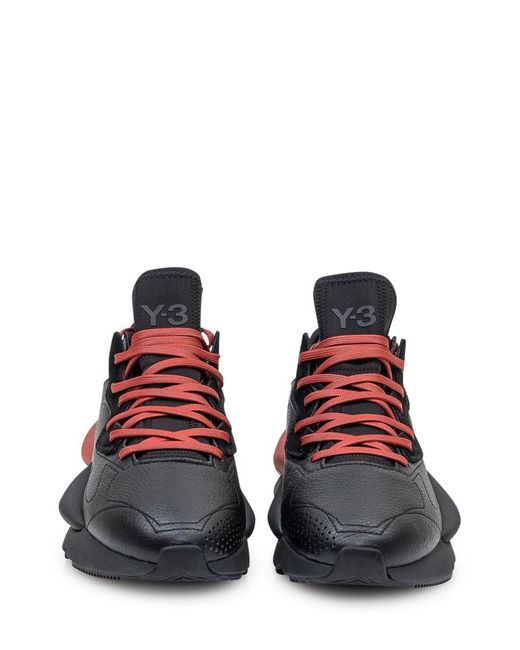 Y-3 Black Y-3 Sneakers With Details for men