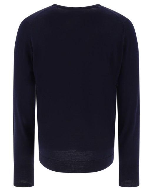 John Smedley Blue "marcus" Sweater for men