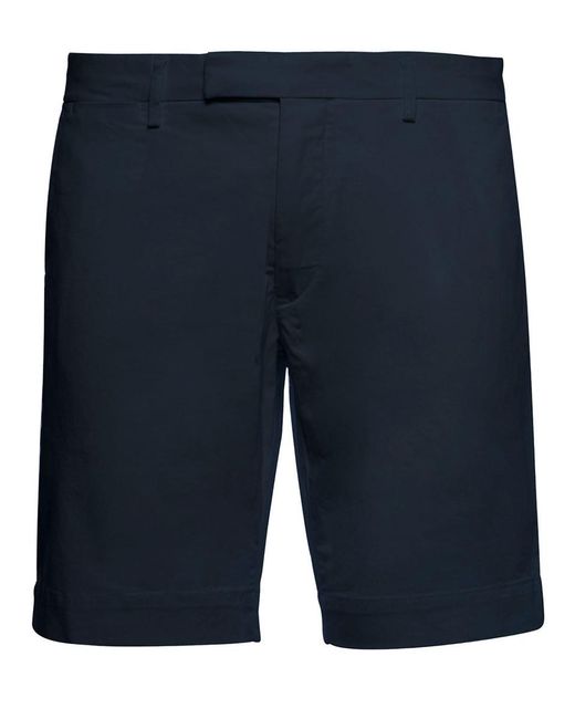Polo Ralph Lauren Blue Cotton Bermuda Shorts for men
