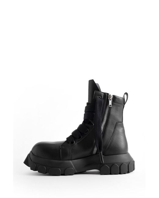 Rick Owens Black Boots for men
