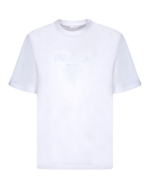 Prada White T-Shirts for men