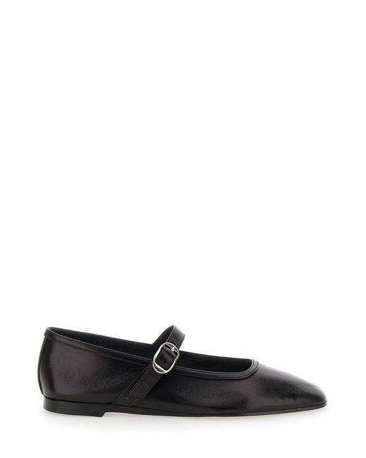 Le Monde Beryl Ballet Mary Jane Leather in Black | Lyst