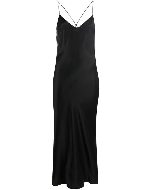 Calvin Klein Silk Dresses Black | Lyst Canada