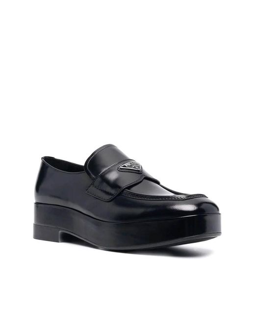 Prada Black Loafers Shoes for men