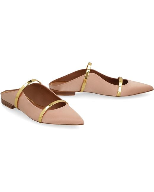 Malone Souliers Brown Maureen Flat Pointy-toe Ballet Flats