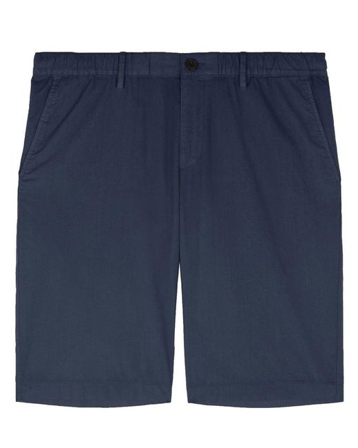 Paul & Shark Blue Ultra-l Cotton Drawstring Bermuda Shorts Clothing for men