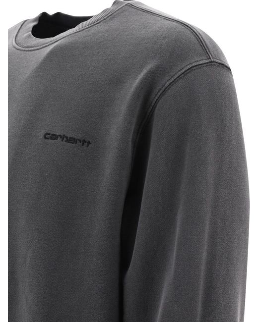 Carhartt Gray "Duster Script" Sweatshirt for men