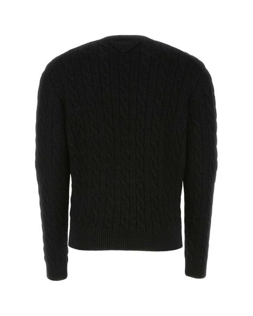 Prada Black Knitwear for men