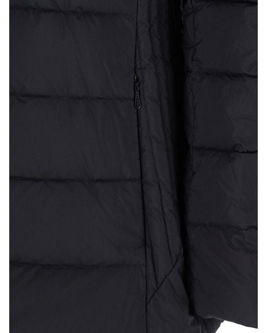 Tatras Black Down Jacket With Fur Hood