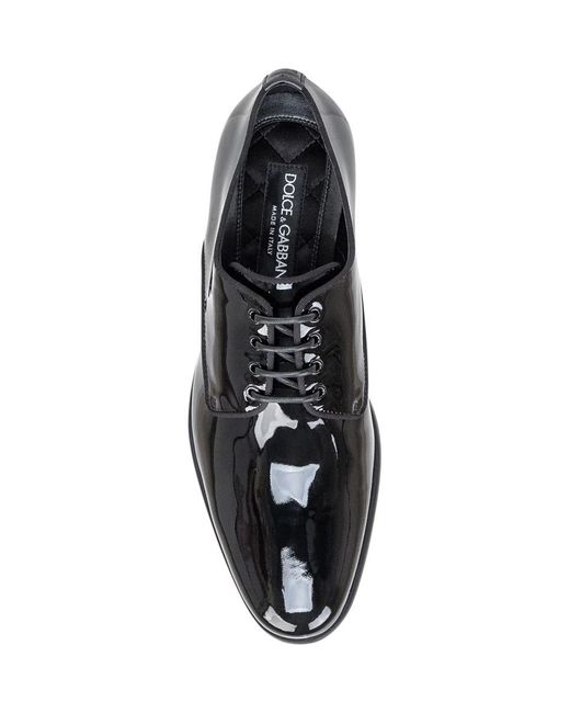 Dolce & Gabbana White Leather Derby
