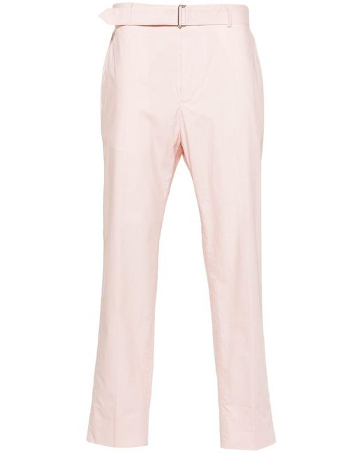 Officine Generale Pink Owen Tapered Trousers for men