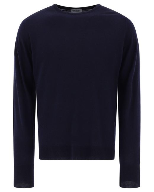 John Smedley Blue "marcus" Sweater for men