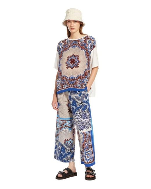 Weekend by Maxmara Blue West Pants