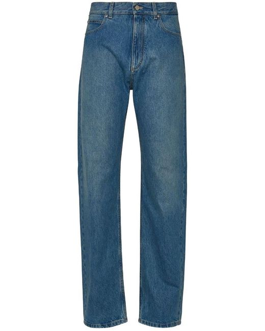 Ferragamo Blue Denim Cotton Jeans for men
