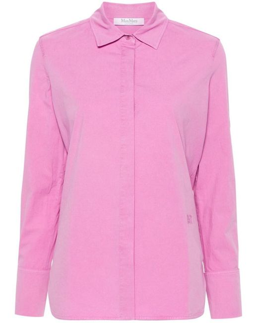 Max Mara Pink Cotton Shirt