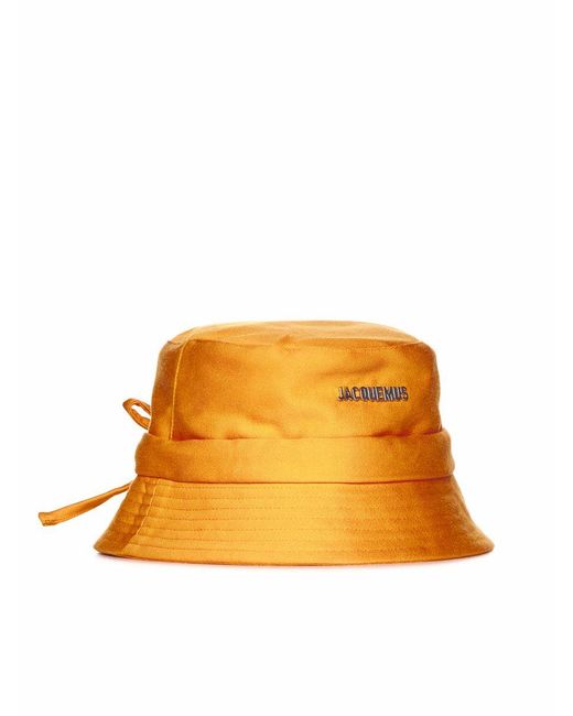 Jacquemus Orange Hats And Headbands