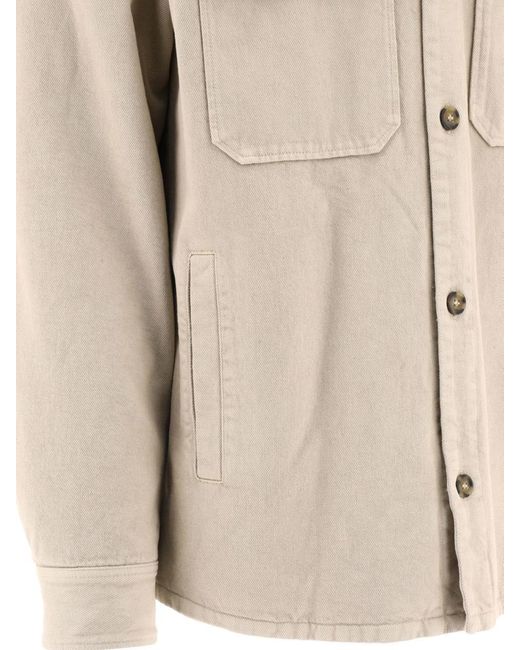 A.P.C. Natural "alessio" Overshirt for men