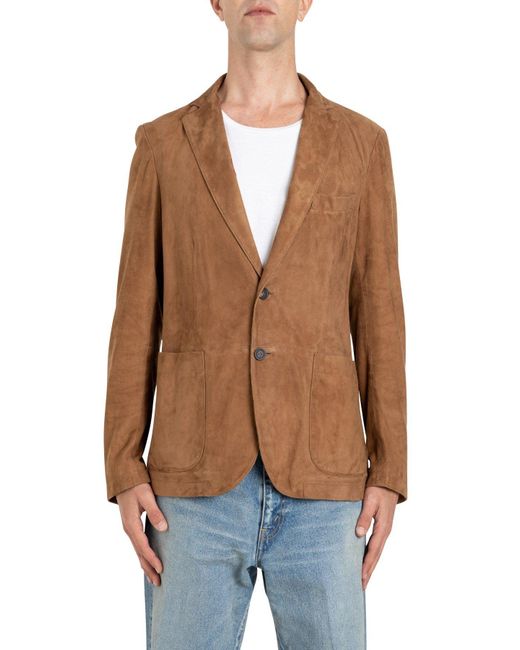 suede suit jacket
