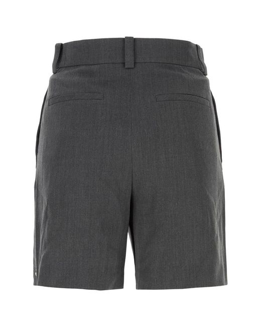 we11done Gray We11 Done Shorts for men