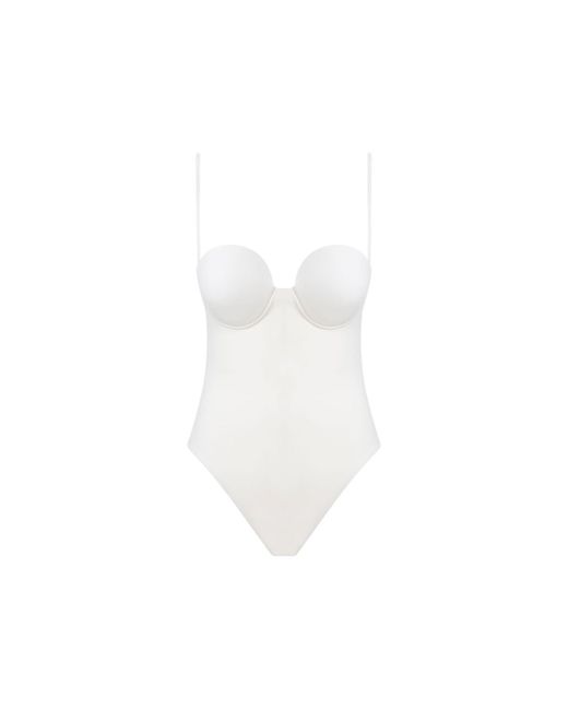 Magda Butrym White Polyamide One-piece Swimwear