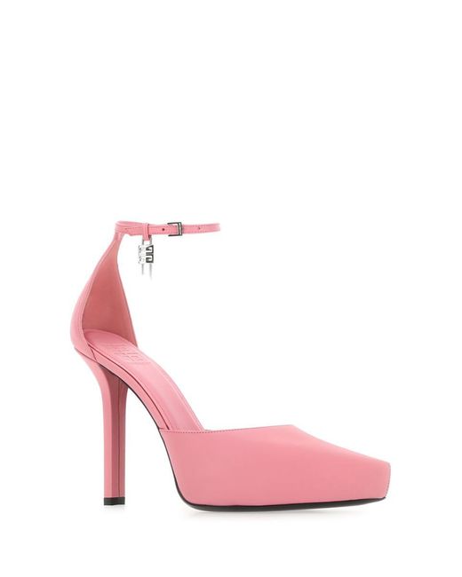 Givenchy Pink Leather G-lock Pumps