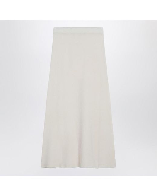 Max Mara White Ivory Skirt