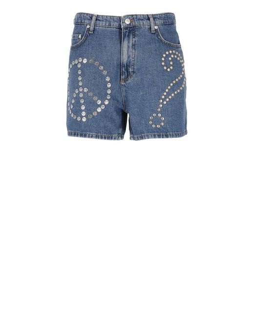 Moschino Jeans Blue Shorts