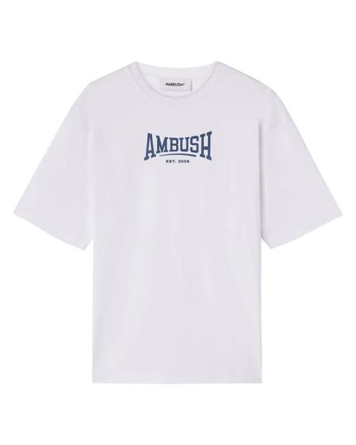Ambush White Graphic T-Shirt for men