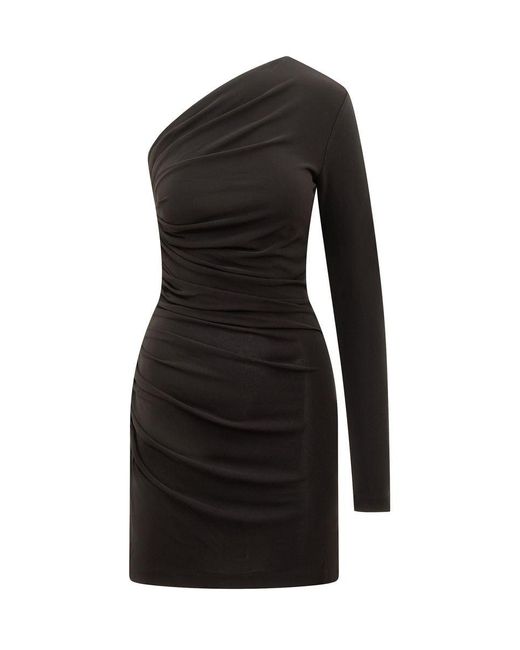 DSquared² Black One-shoulder Dress