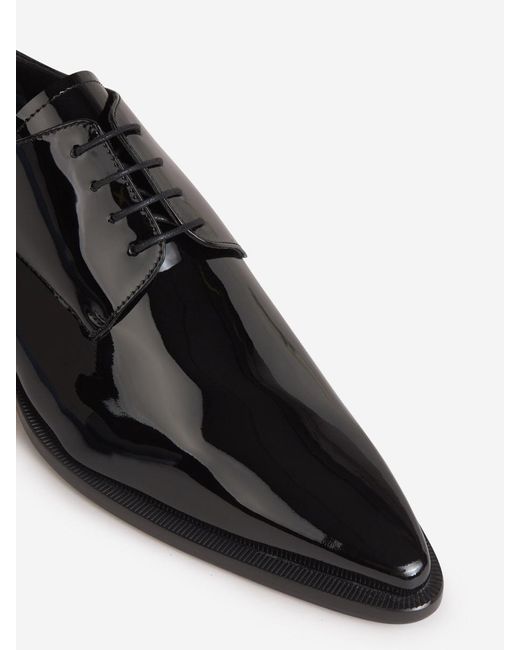 DSquared² White Punk Patent Leather Shoes for men