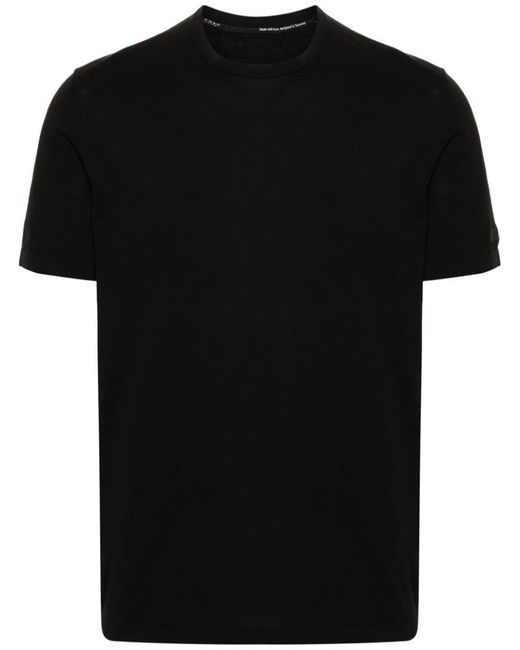 Rrd Black Cotton T-Shirt With Logo Label for men