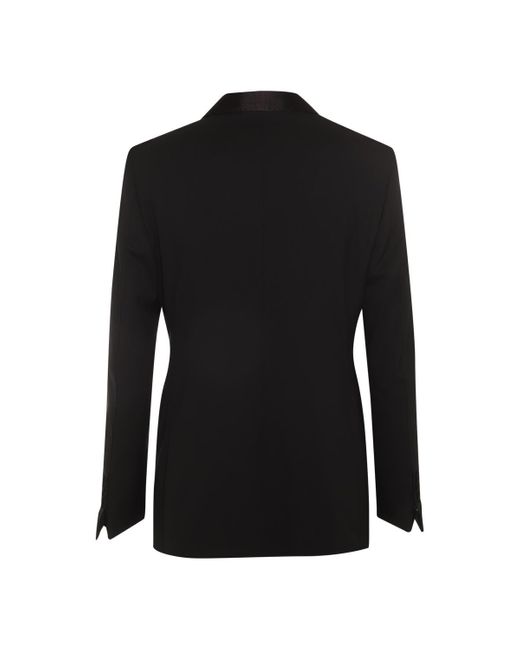 Tom Ford Black Wool Suits for men
