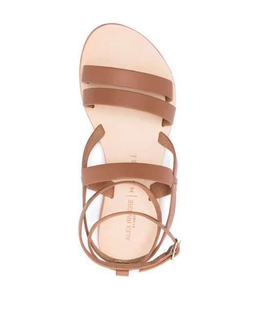 Manebí Pink Gladiator Leather Sandals