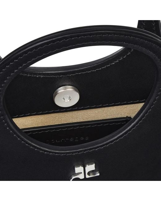 Courreges Black Slim Holy Bag